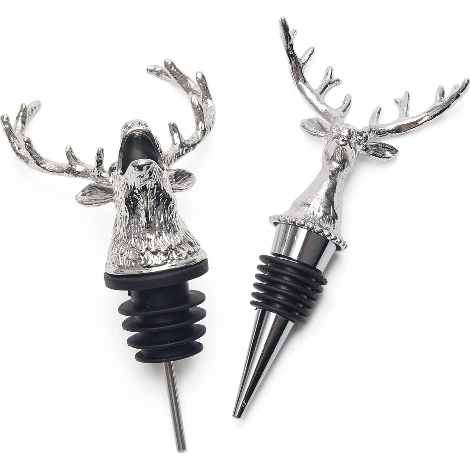 Verter Vino Cabeza de Ciervo Coitak - Tapón y Vierte Vino