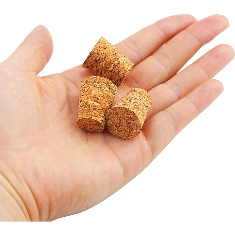 100 Tapones de Corcho Tapered #7 Owevvin 2.0x1.5x2.5cm