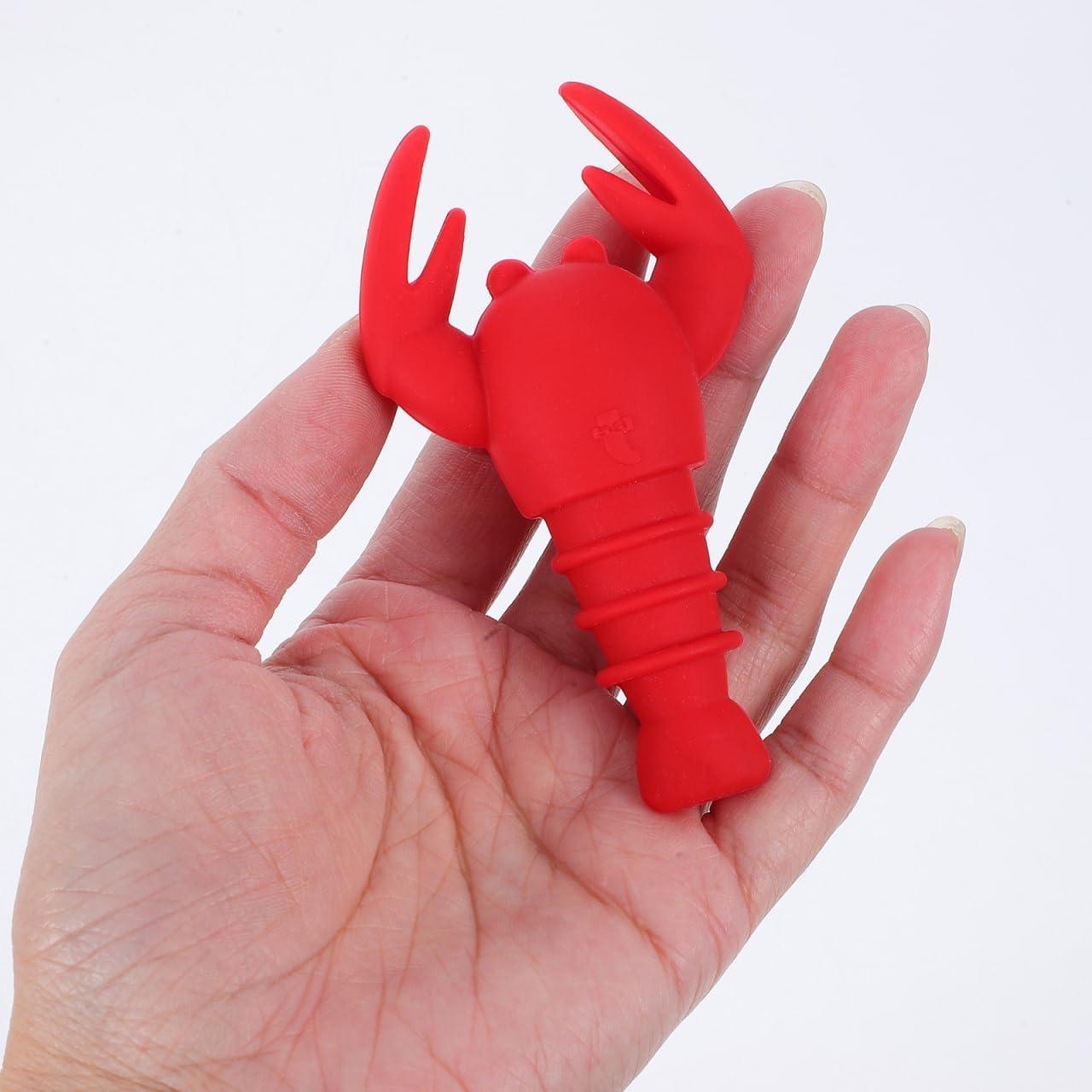 2 Piezas Tapones de Vino Silicona Langosta SHOWERORO