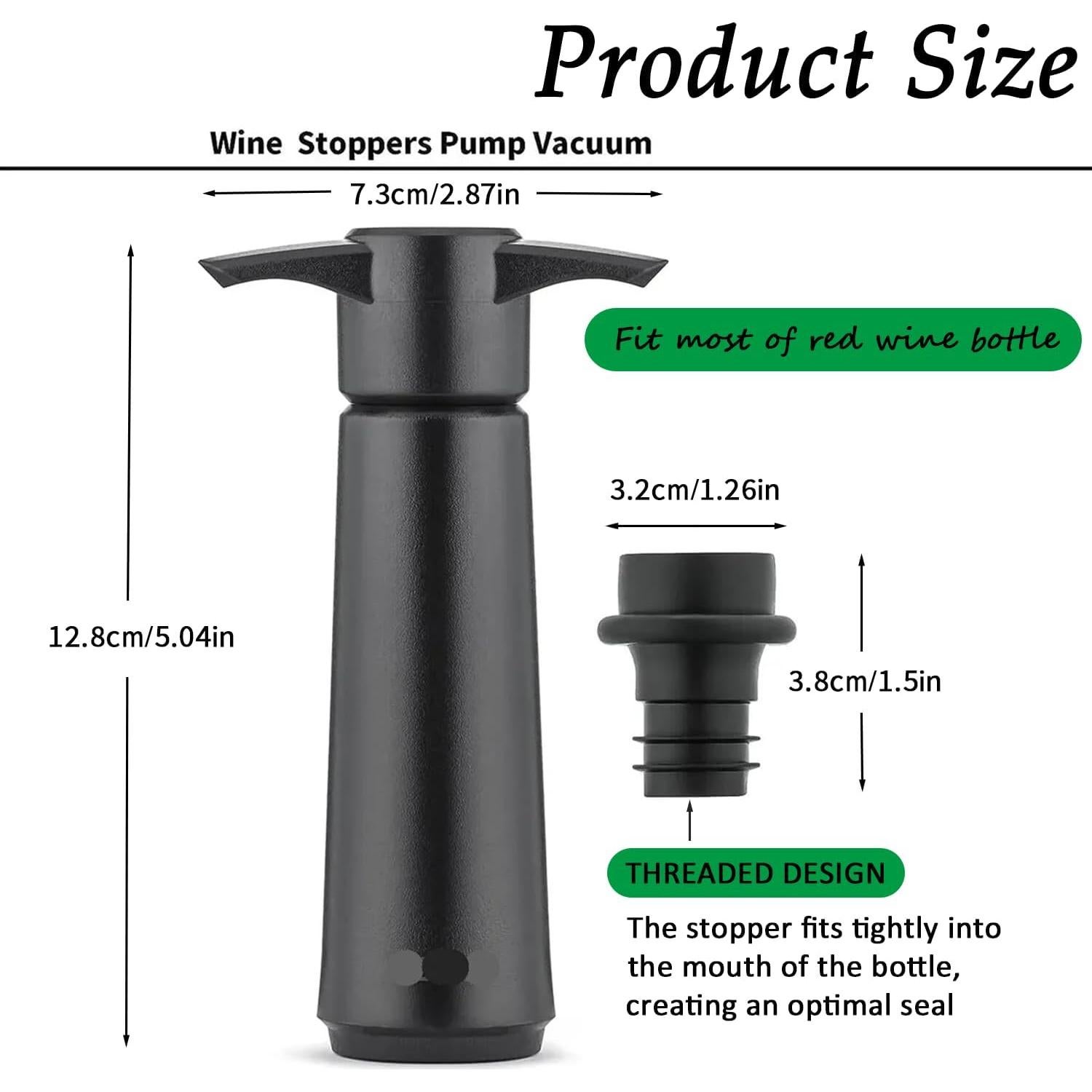 Tapones de Vino Reutilizables LOOKZOZO - 24 Piezas a Prueba de Fugas