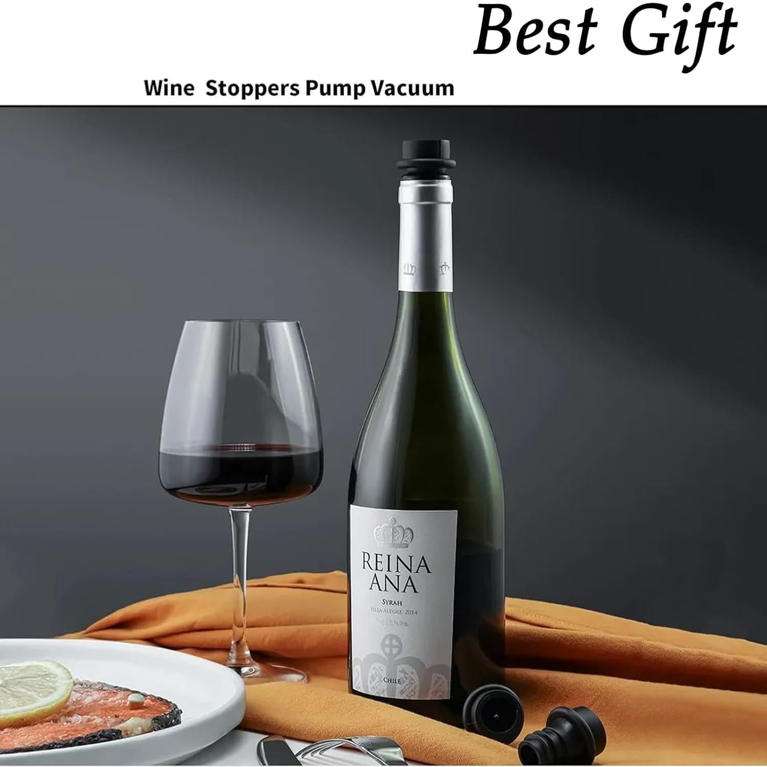 Tapones de Vino Reutilizables LOOKZOZO - 24 Piezas a Prueba de Fugas