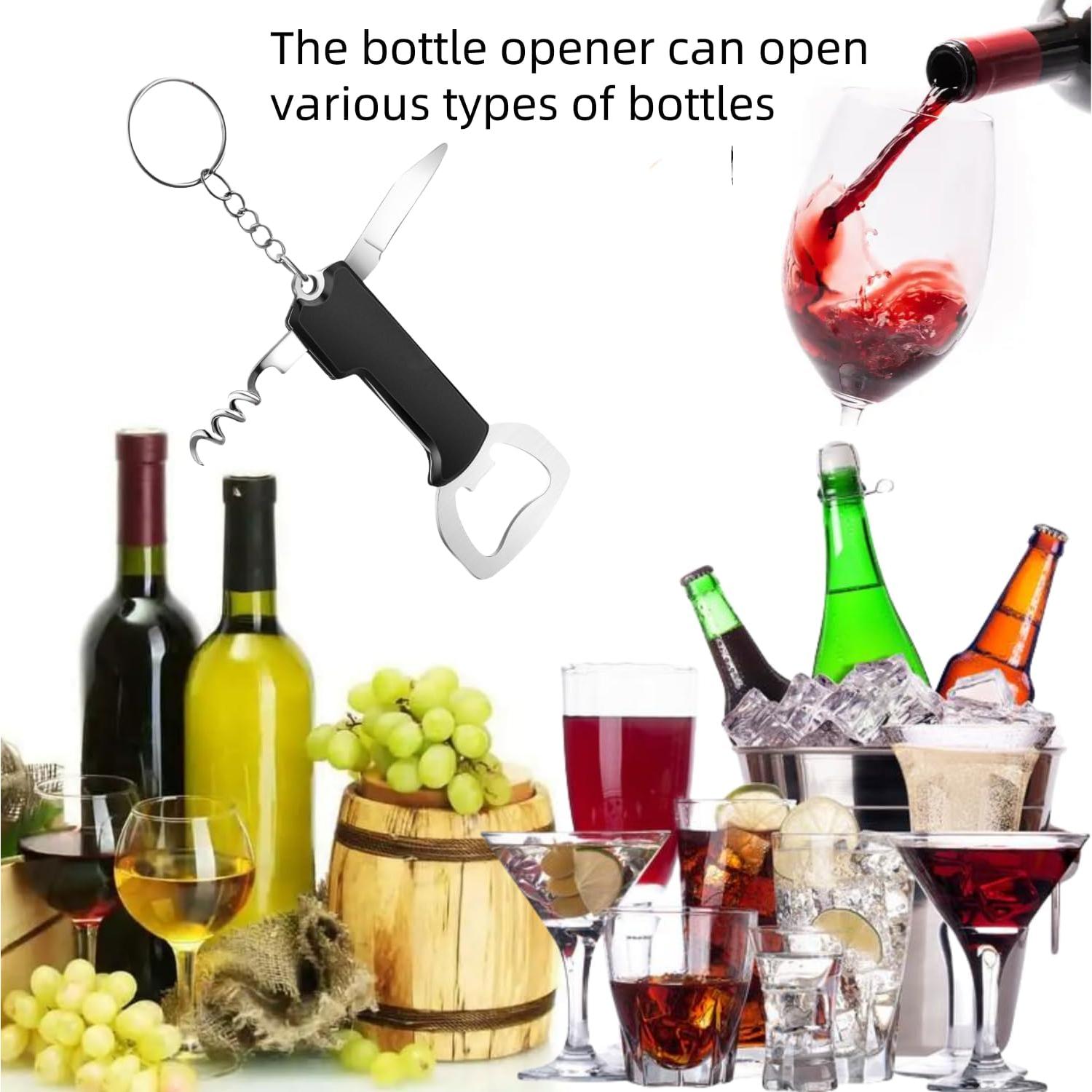 Tapón de Vino de Silicona Sulimy 3 en 1 Rojo Naranja Gris