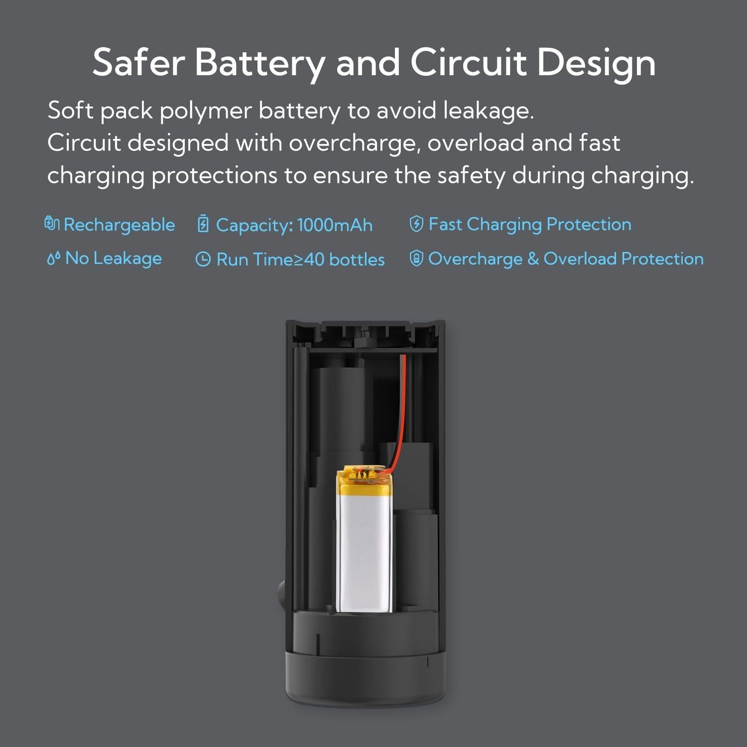 Aerador de Vino Eléctrico KITCHENDAO con Bomba de Conservación