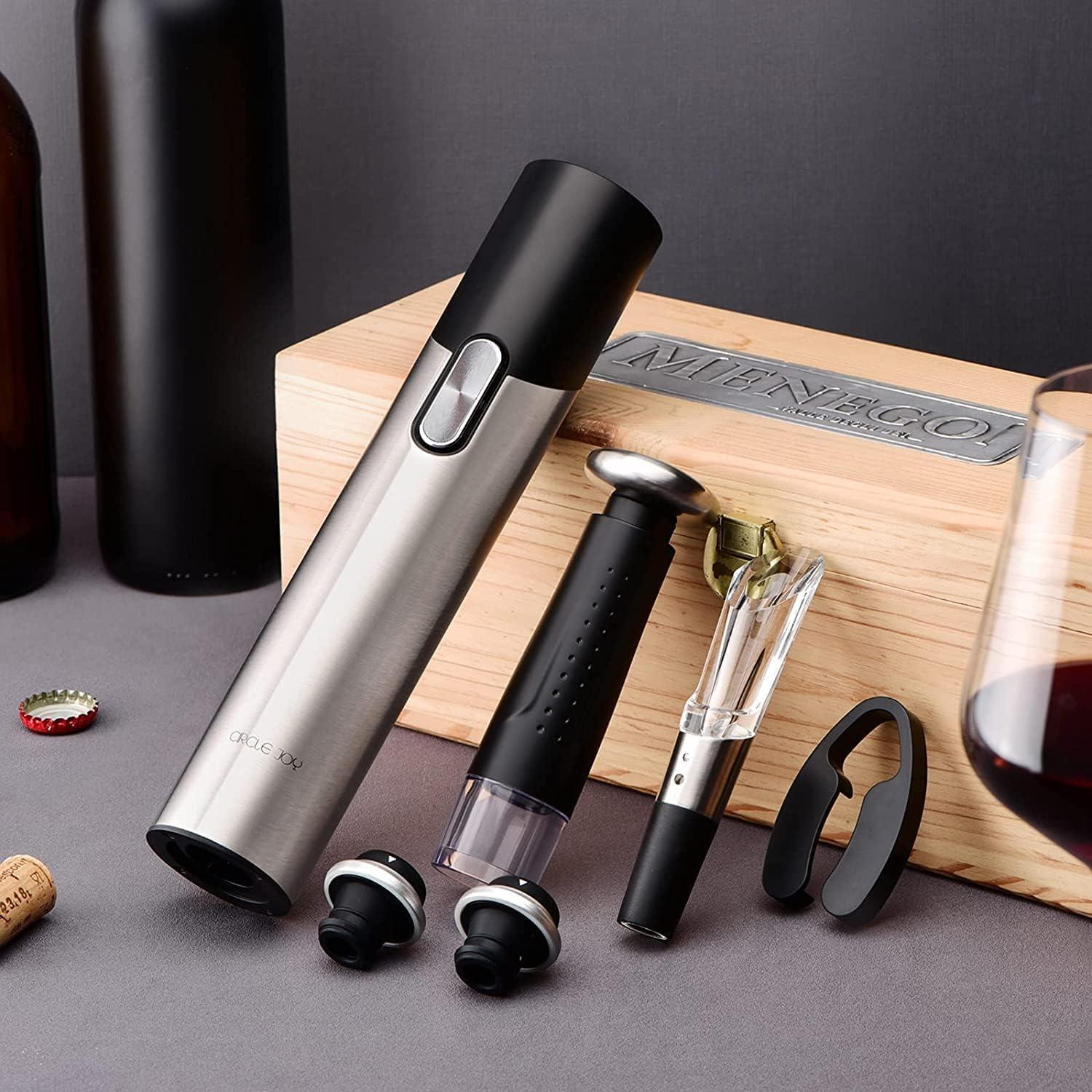 Abridor de Vino Eléctrico CIRCLE JOY 7 en 1 con Accesorios