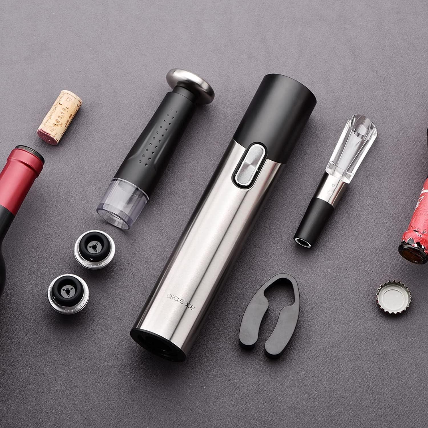 Abridor de Vino Eléctrico CIRCLE JOY 7 en 1 con Accesorios