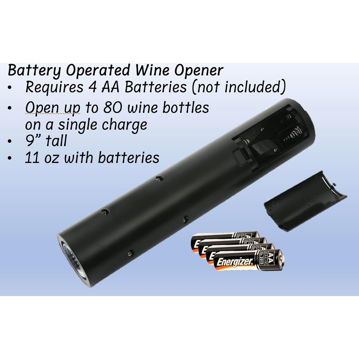 Juego de Abrebotellas de Vino Eléctrico Cocina Vida 8 Piezas