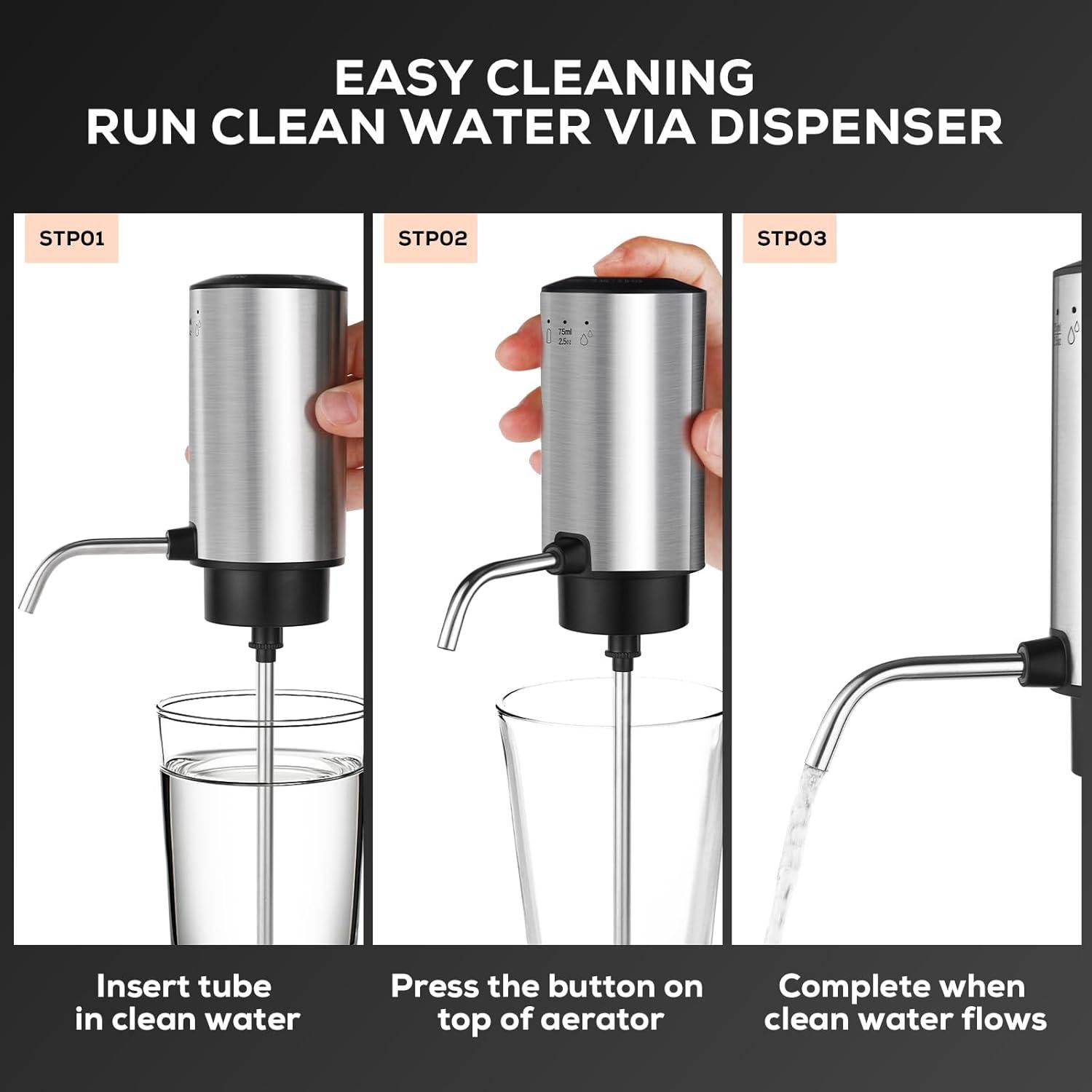 Aereador de Vino Eléctrico BLUBYEES 3-en-1 Recargable USB