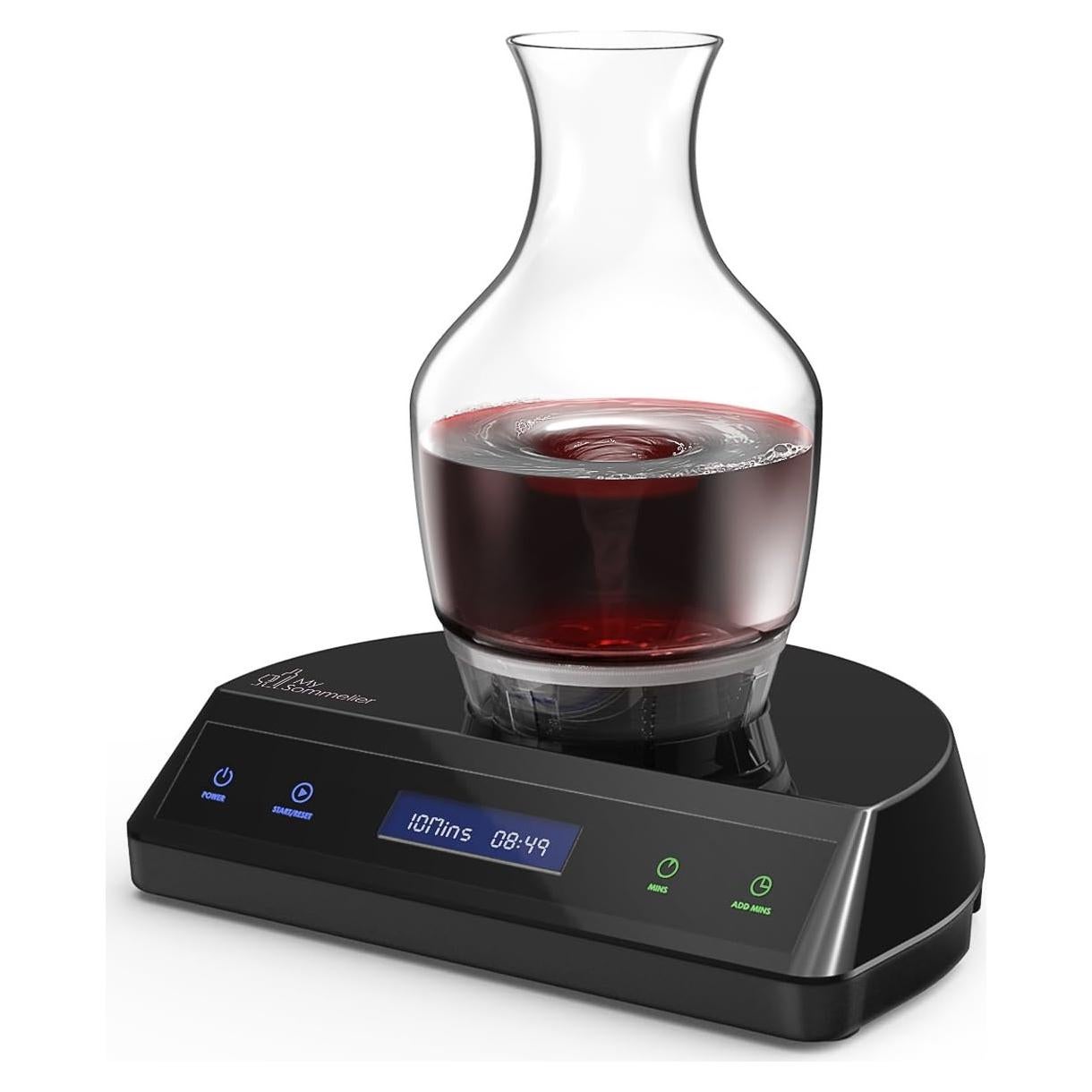 Decantador de vino eléctrico Humbee My Sommelier 739ml Negro