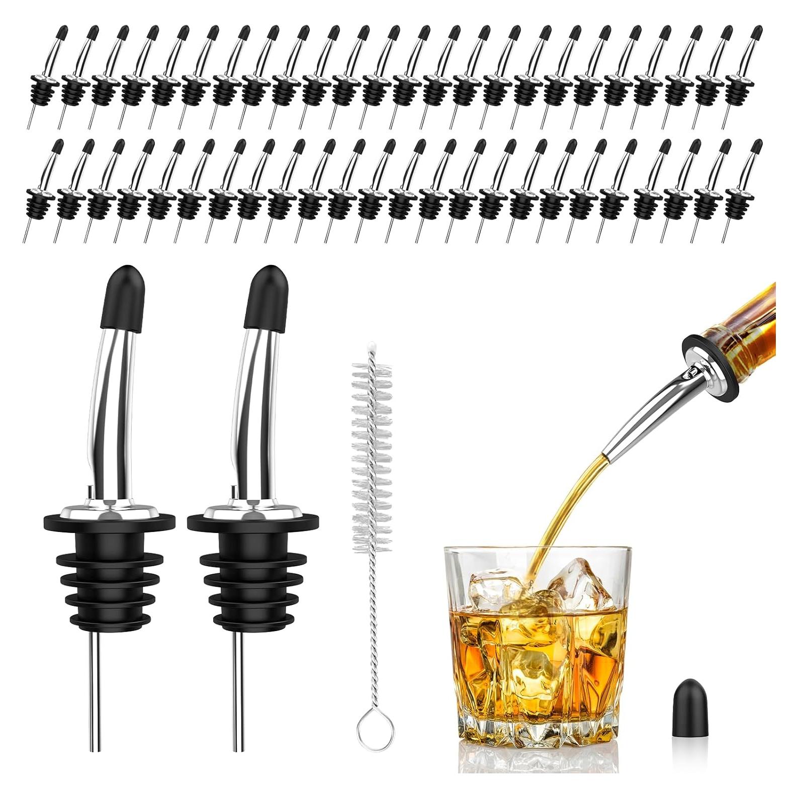 Paquete de 48 vertedores de acero inoxidable SINLUCESCE