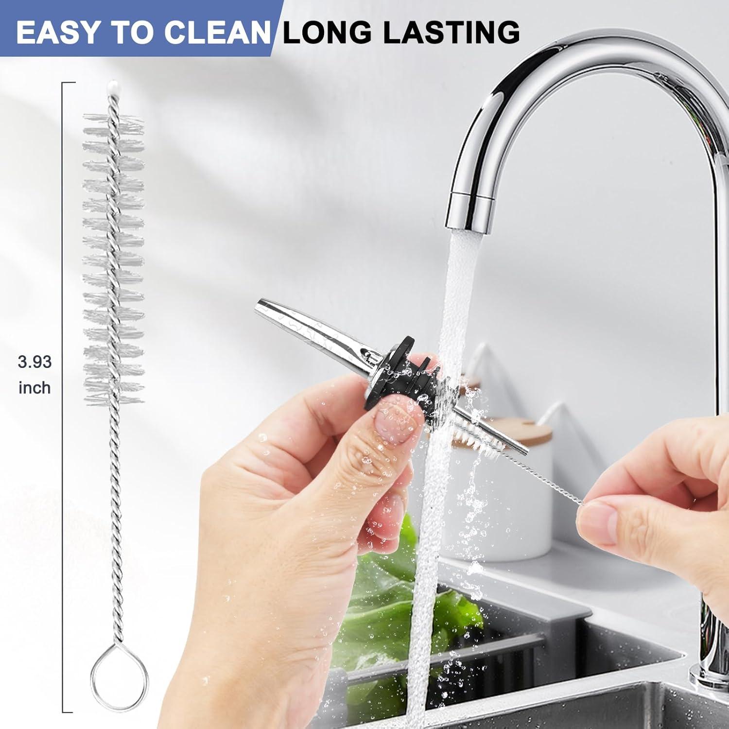 Paquete de 48 vertedores de acero inoxidable SINLUCESCE