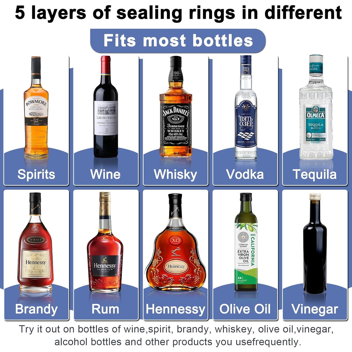 Paquete de 48 vertedores de acero inoxidable SINLUCESCE