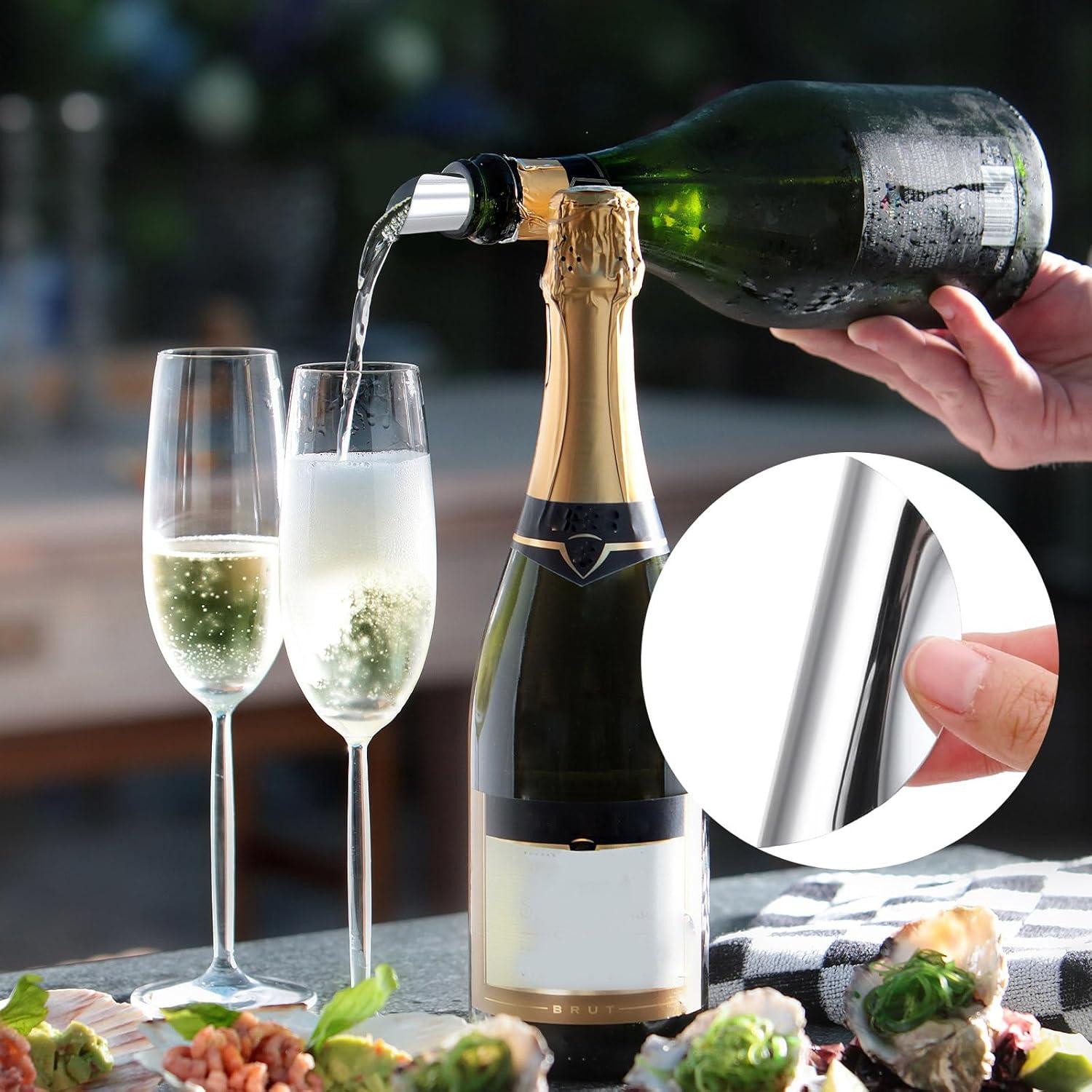 150 Discos Vertedores de Aluminio Reutilizables para Vino