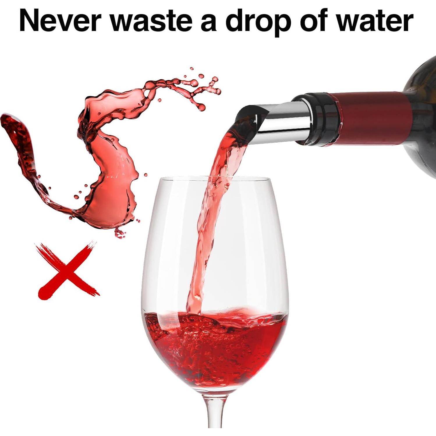 150 Discos Vertedores de Aluminio Reutilizables para Vino