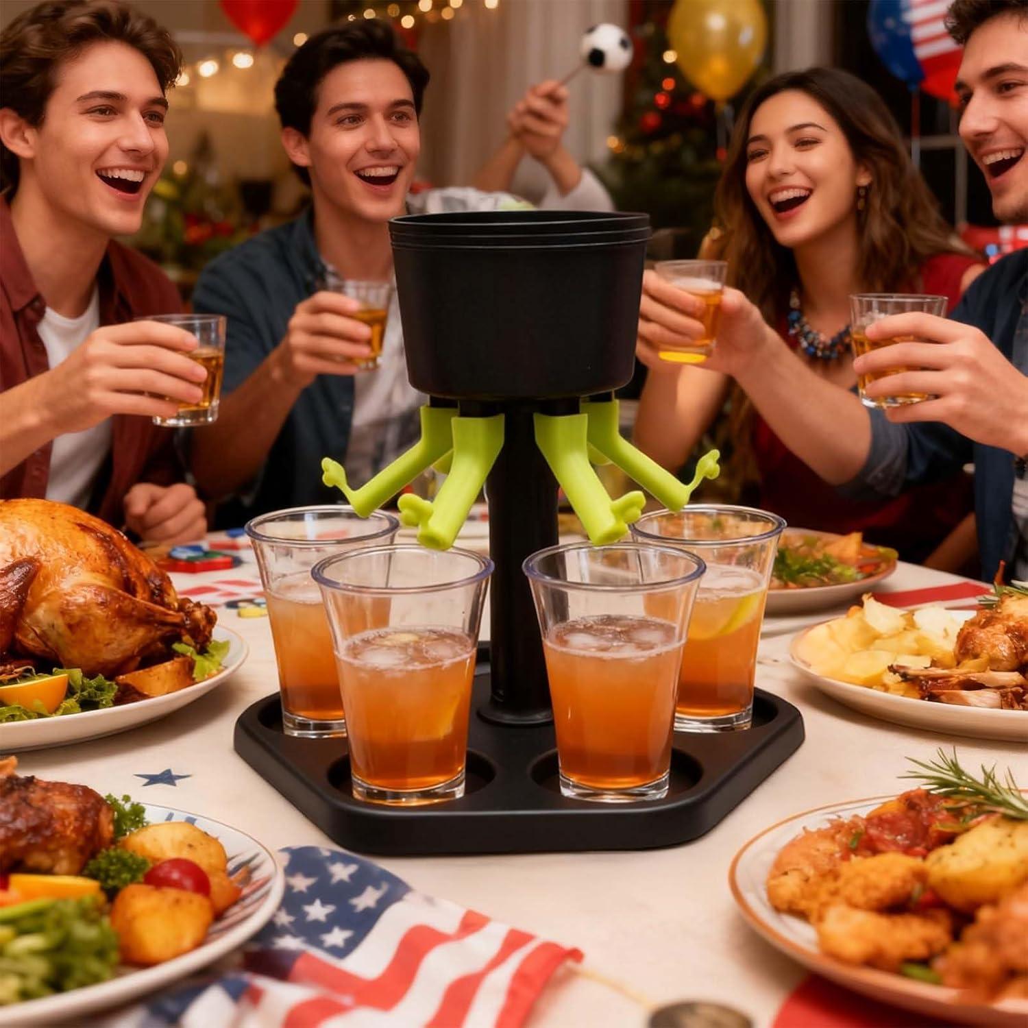 Dispensador de Shots TSKVT con 6 Vasos de Acrílico 44ml