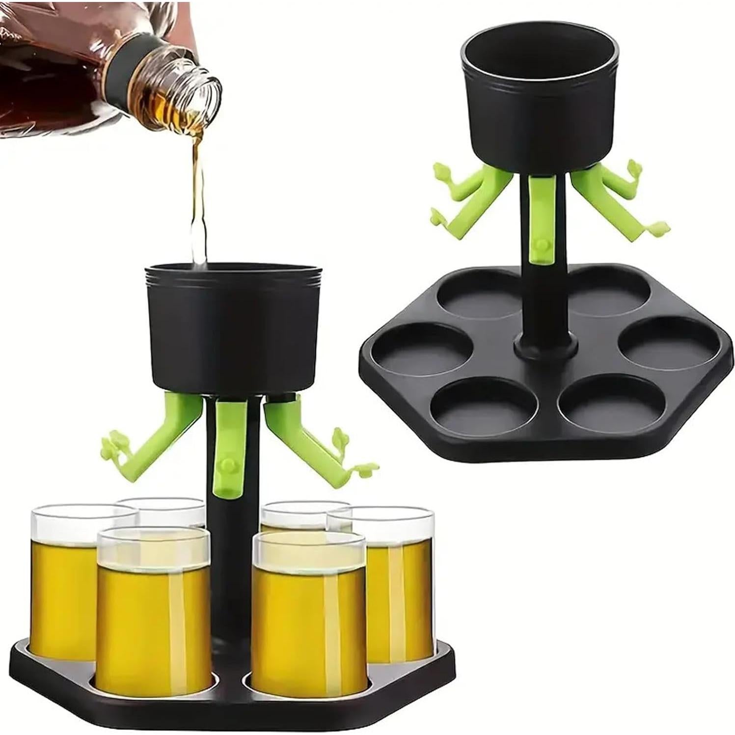 Dispensador de Shots TSKVT con 6 Vasos de Acrílico 44ml