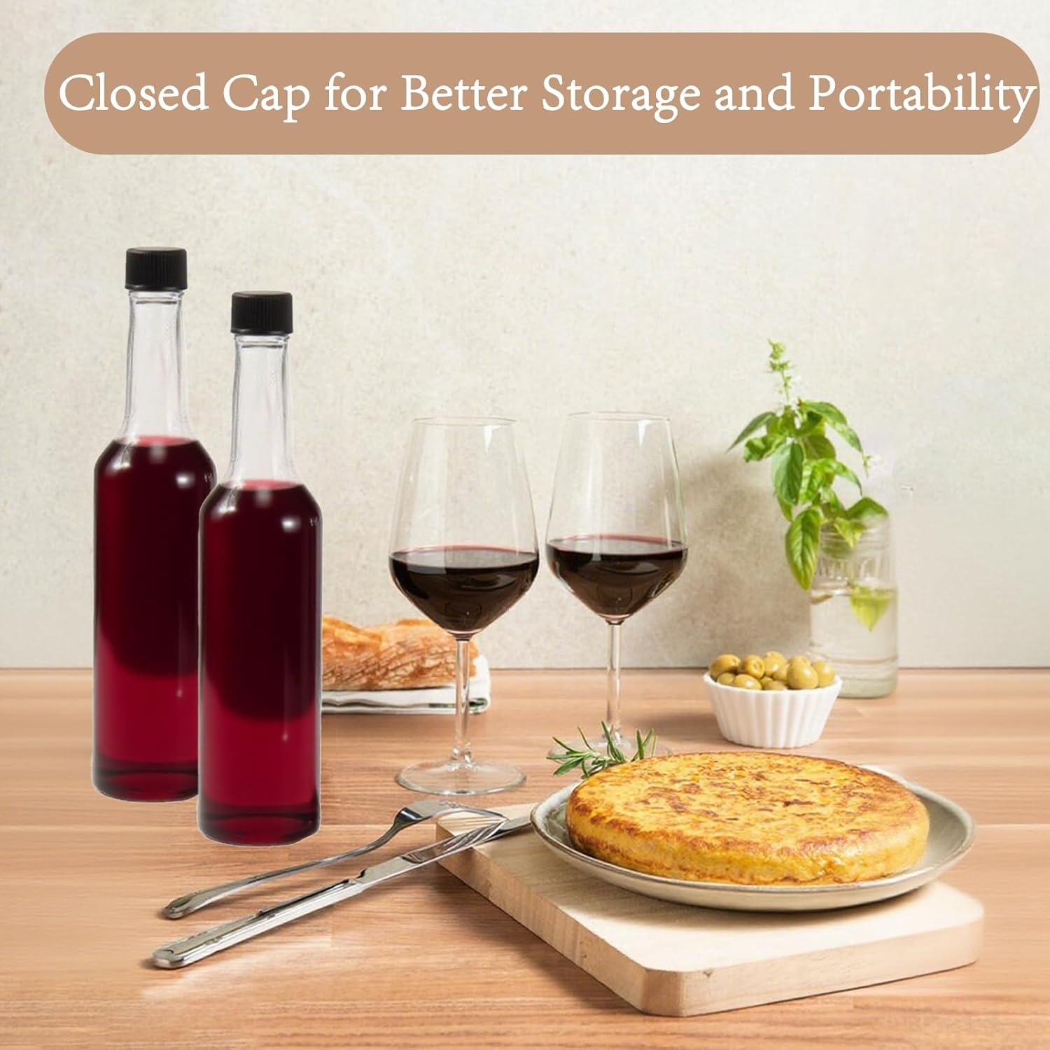 Juego de 10 Botellas de Plástico 15oz con Vertedores QXSFRKG