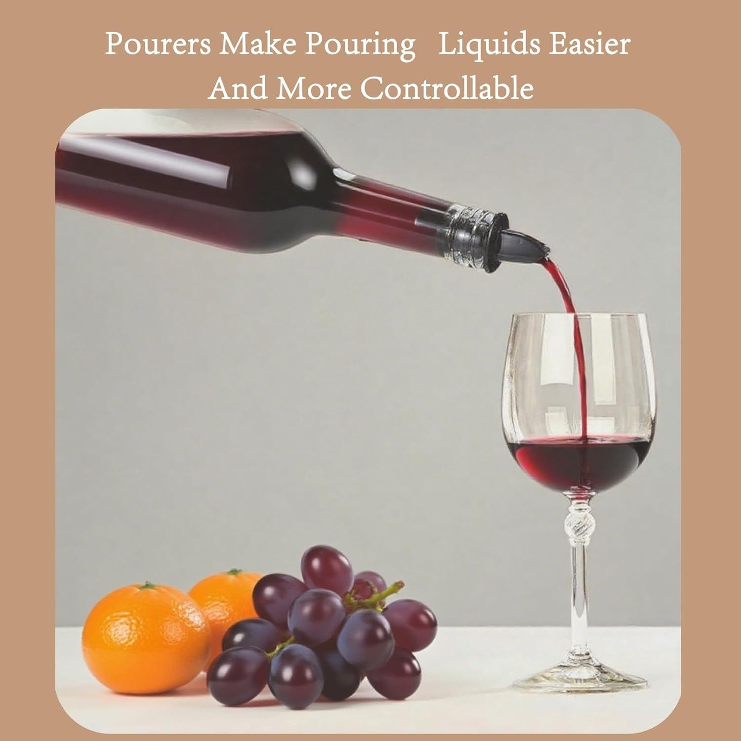 Juego de 10 Botellas de Plástico 15oz con Vertedores QXSFRKG