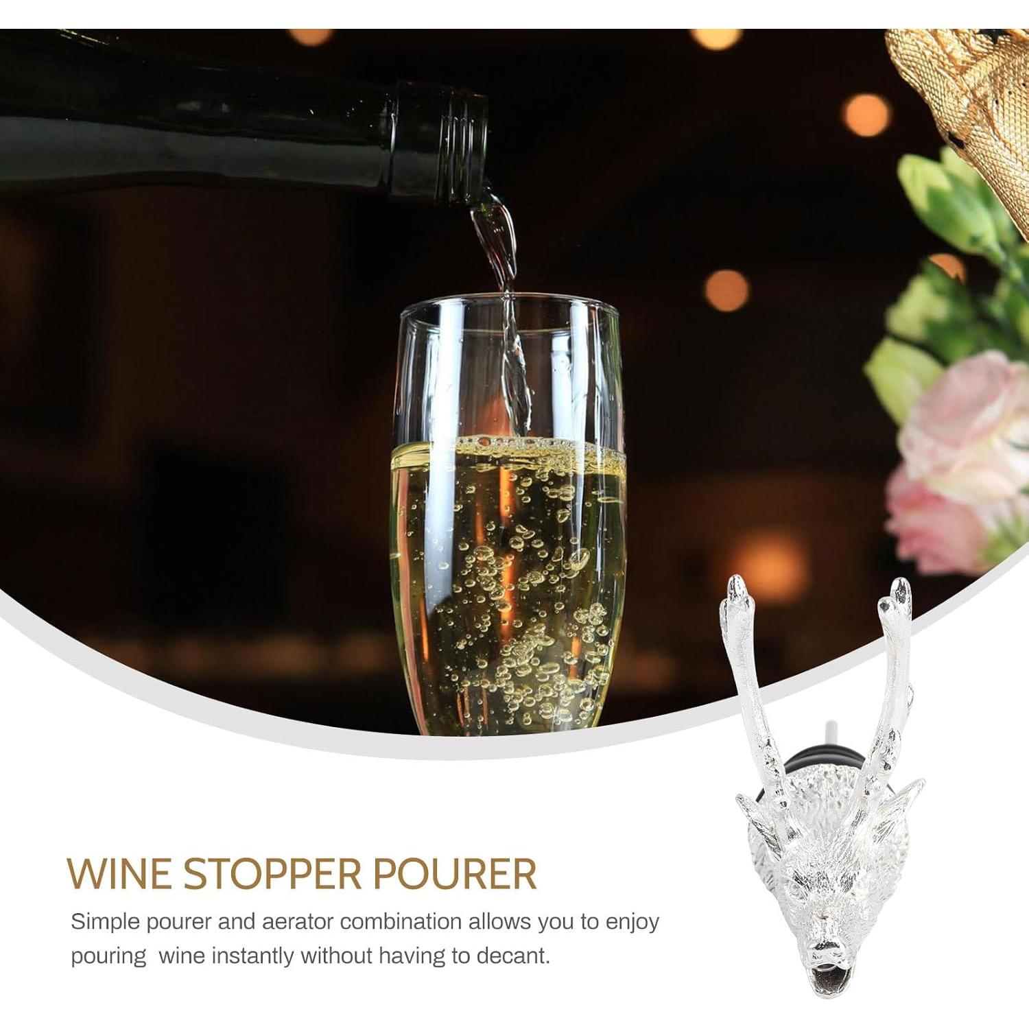 Válvula de Vino Cabilock en Forma de Ciervo - 2 Piezas