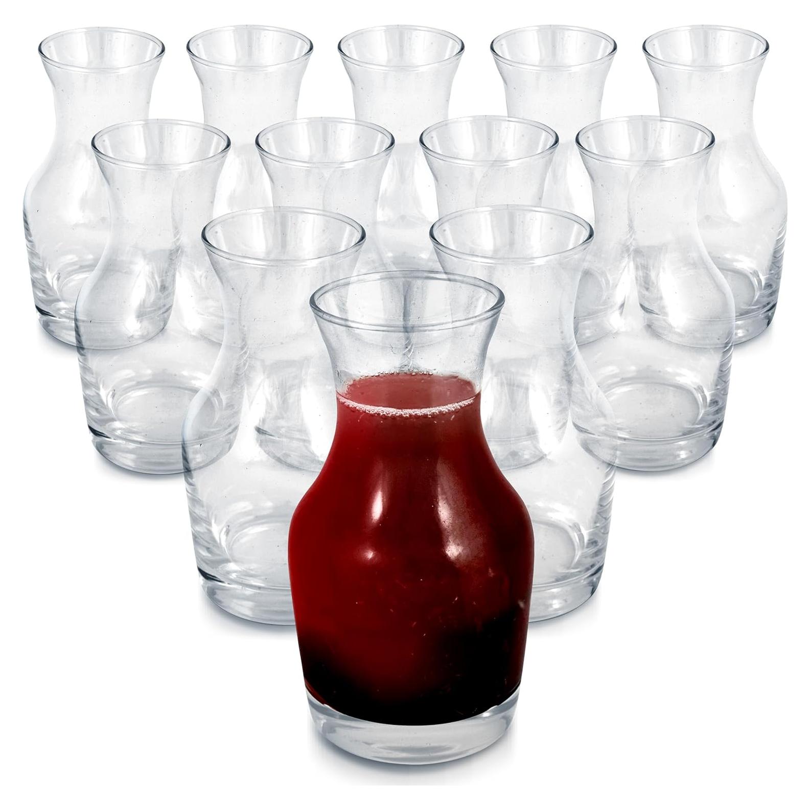 Juego de 12 Mini Decantadores de Vino Stock Your Home 180 ml