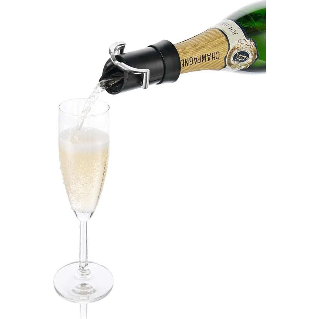 Tapon y Servidor de Champán Vacu Vin - Sello Hermético, Sin Goteo