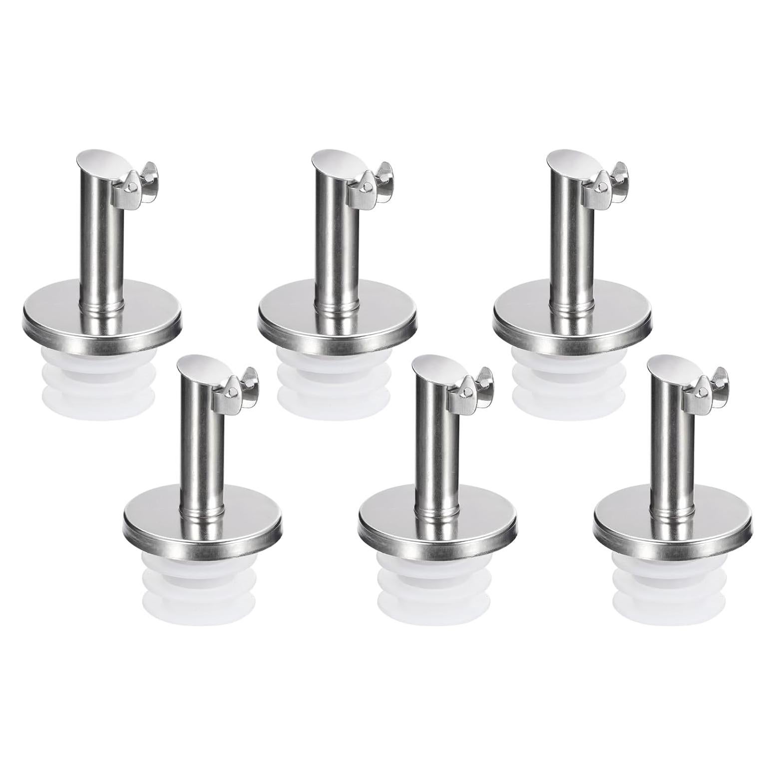 Vertedores de Botellas de Acero Inoxidable uxcell - 6 Piezas