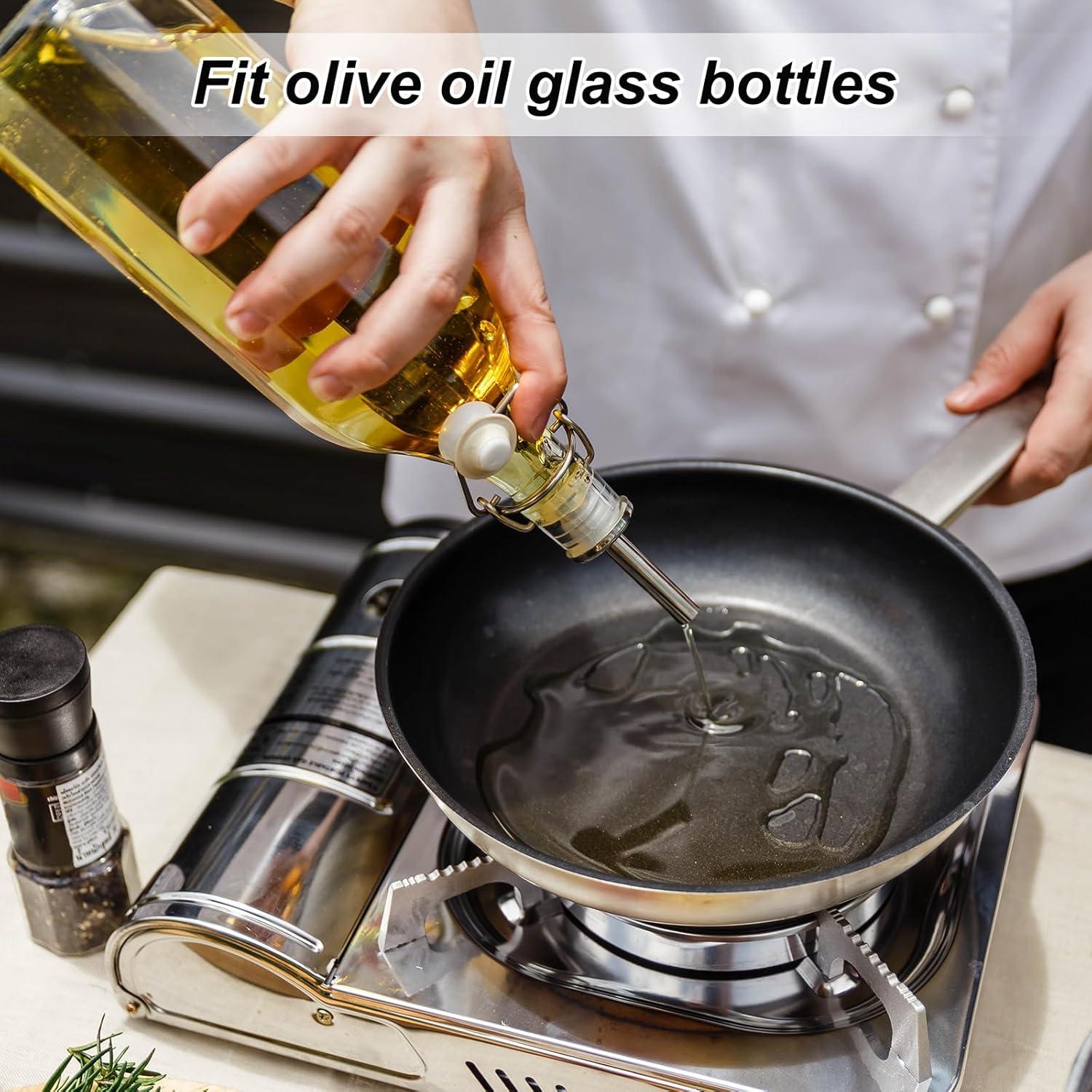 Vertedores de Botellas de Acero Inoxidable uxcell - 6 Piezas