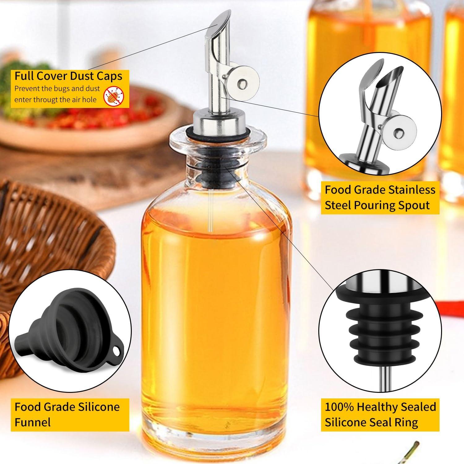 Vertedores de Botellas de Licor QPIX DIGITAL Acero Inoxidable 4 Pcs