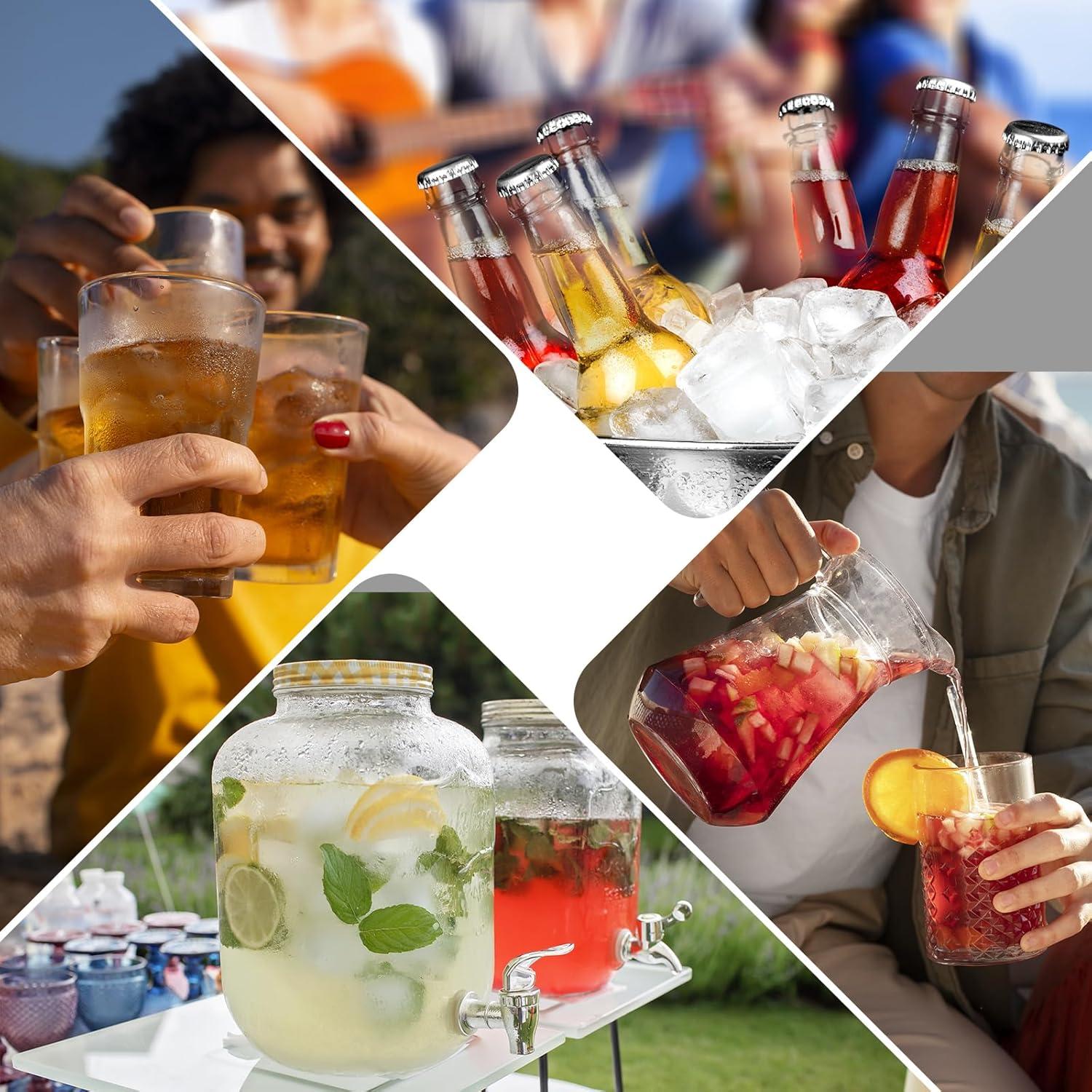 Bandeja de Hielo Tohsssik 5 Piezas Silicona Negra Reutilizable