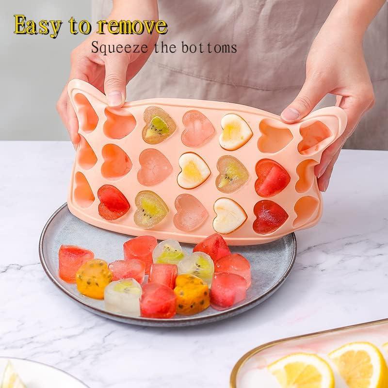 Bandejas de Hielo en Forma de Corazón Ciyliwiyi - 42 Huecos