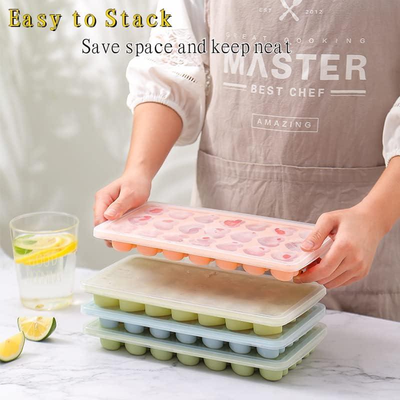 Bandejas de Hielo en Forma de Corazón Ciyliwiyi - 42 Huecos