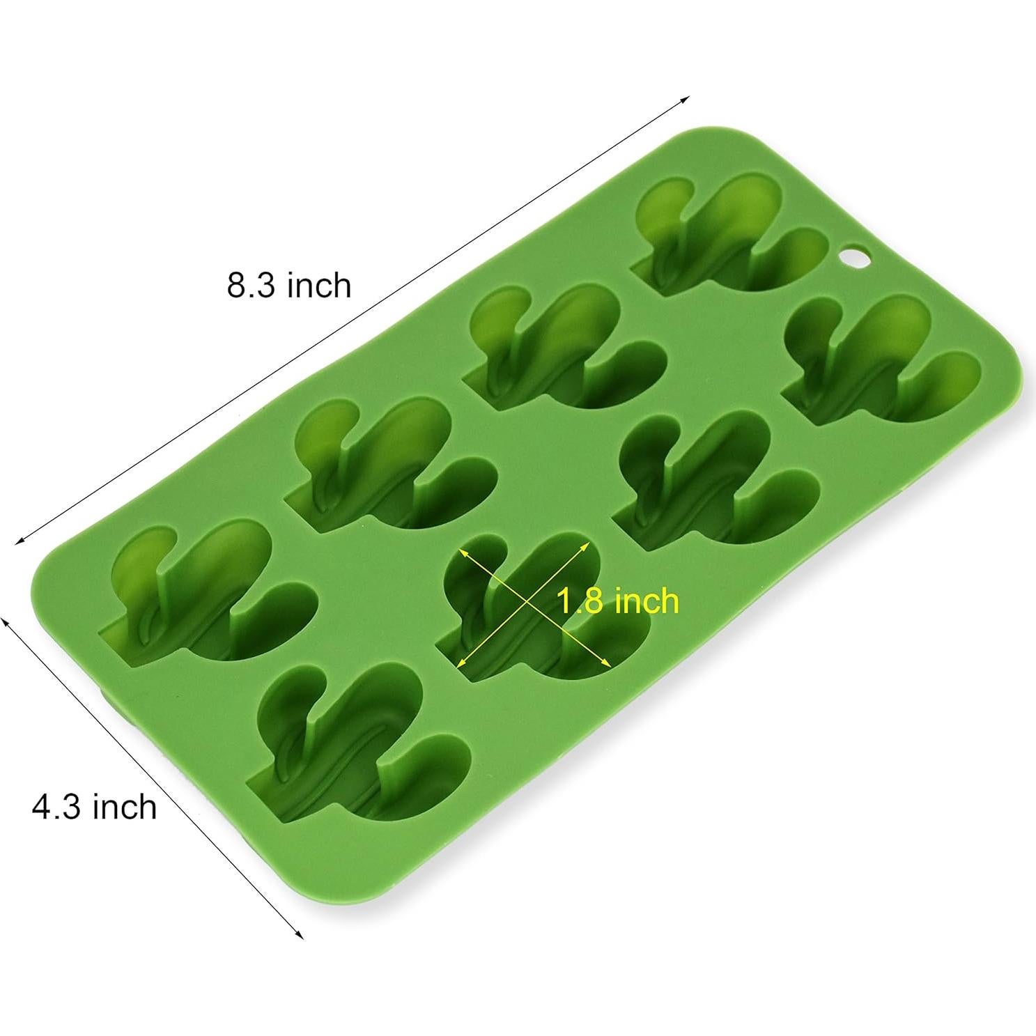 Molde de Silicona para Hielo Cactus Fewo 21.1x10.9 cm