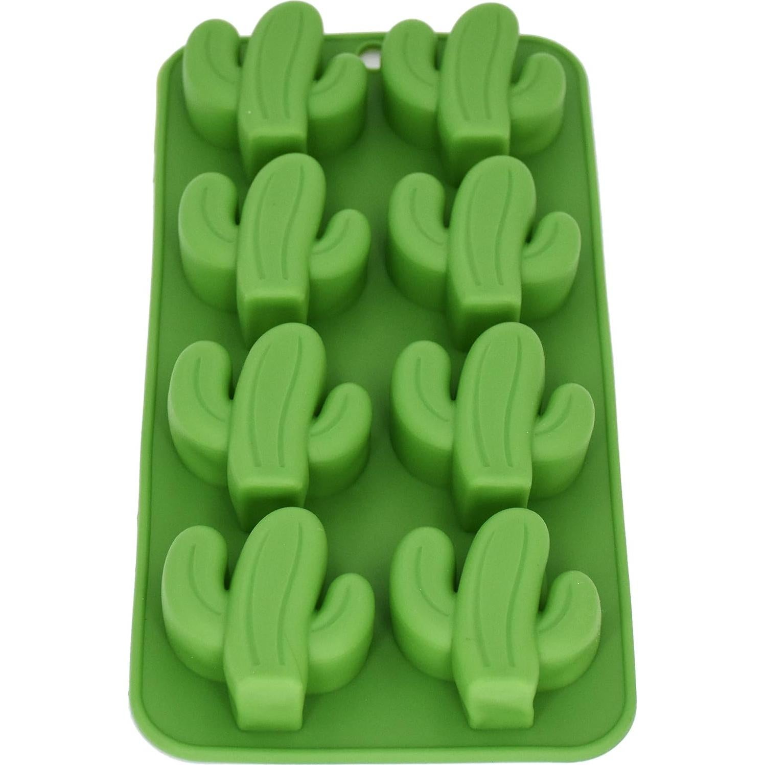 Molde de Silicona para Hielo Cactus Fewo 21.1x10.9 cm