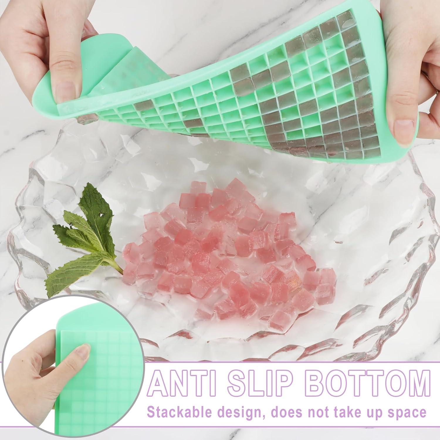 Bandejas de Hielo Mini KAYCROWN 2 Piezas Silicona BPA Free