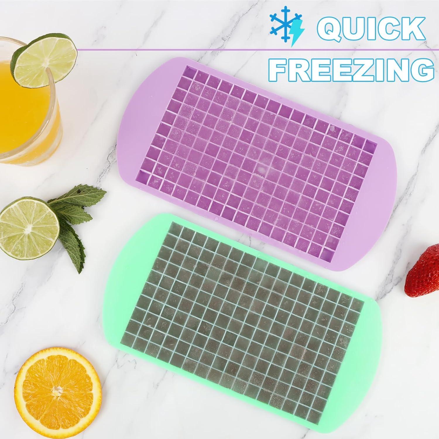 Bandejas de Hielo Mini KAYCROWN 2 Piezas Silicona BPA Free