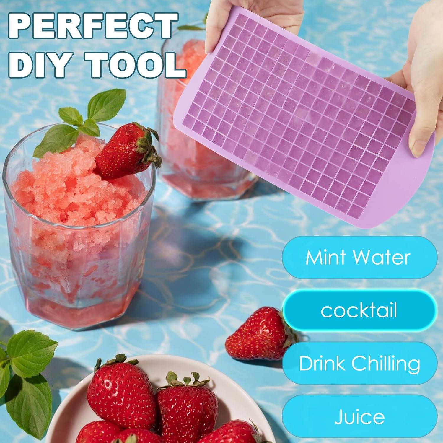 Bandejas de Hielo Mini KAYCROWN 2 Piezas Silicona BPA Free