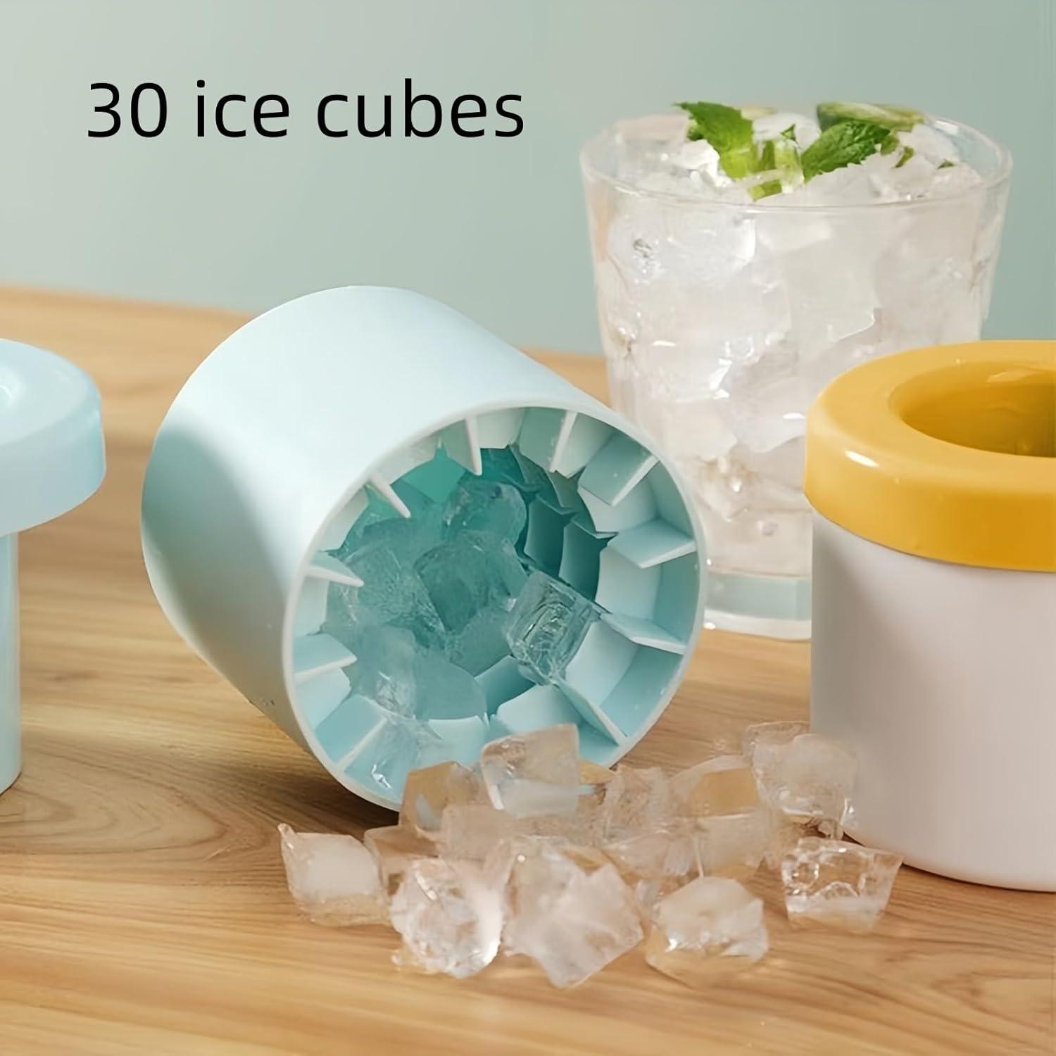 Bandeja de Hielo Silicona Chinshwehaw 30 Cubos Liberación Rápida