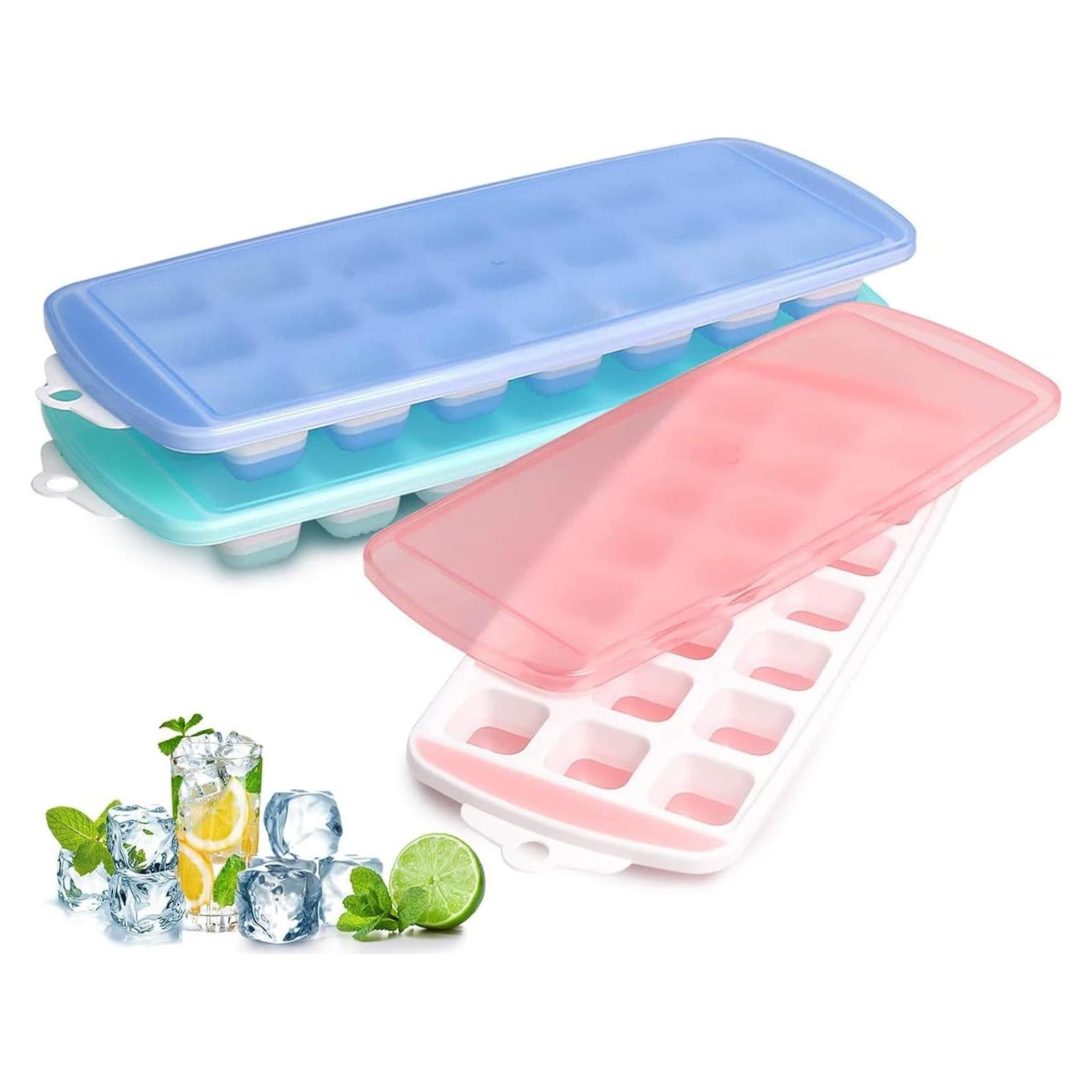 Bandeja de Hielo de Silicona Fuukou - 3 Piezas, 63 Cubos