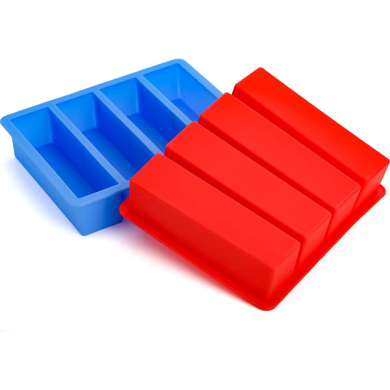 Juego de 4 bandejas de silicona Hedume para mantequilla 17x14.7cm