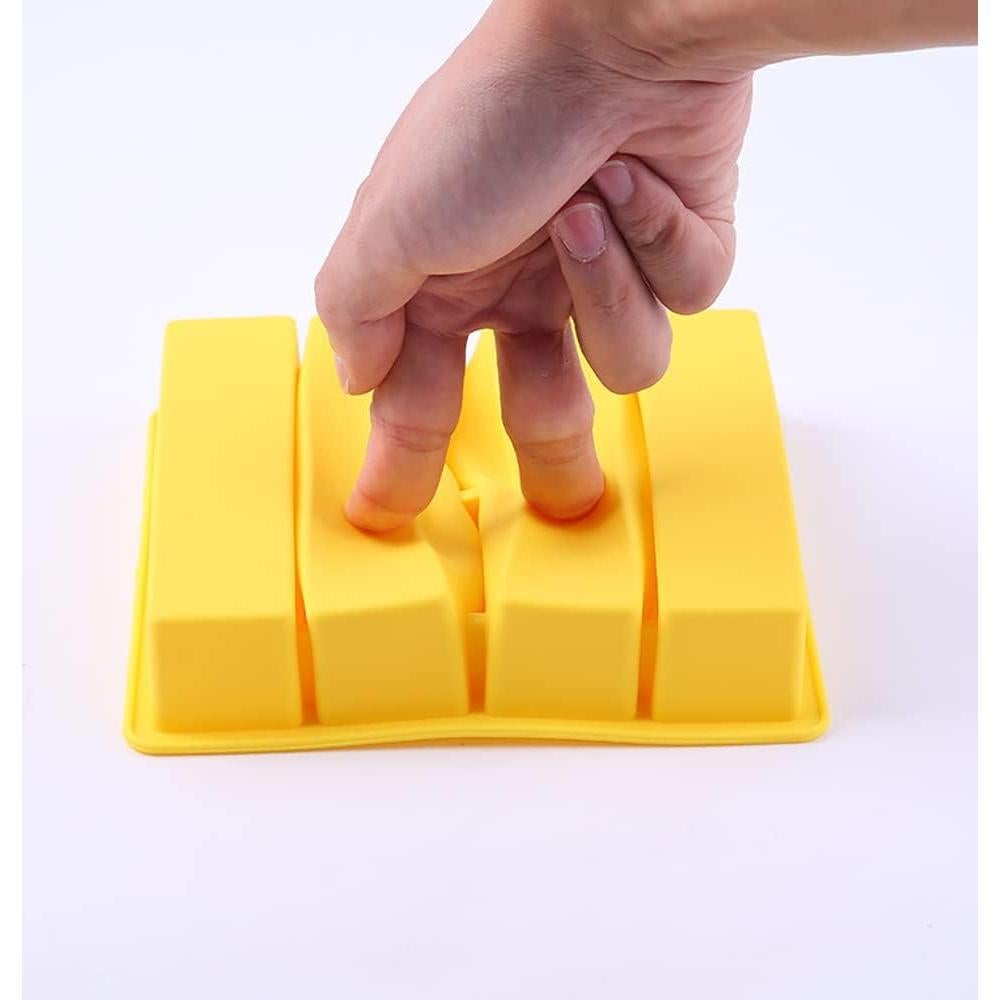 Juego de 4 bandejas de silicona Hedume para mantequilla 17x14.7cm