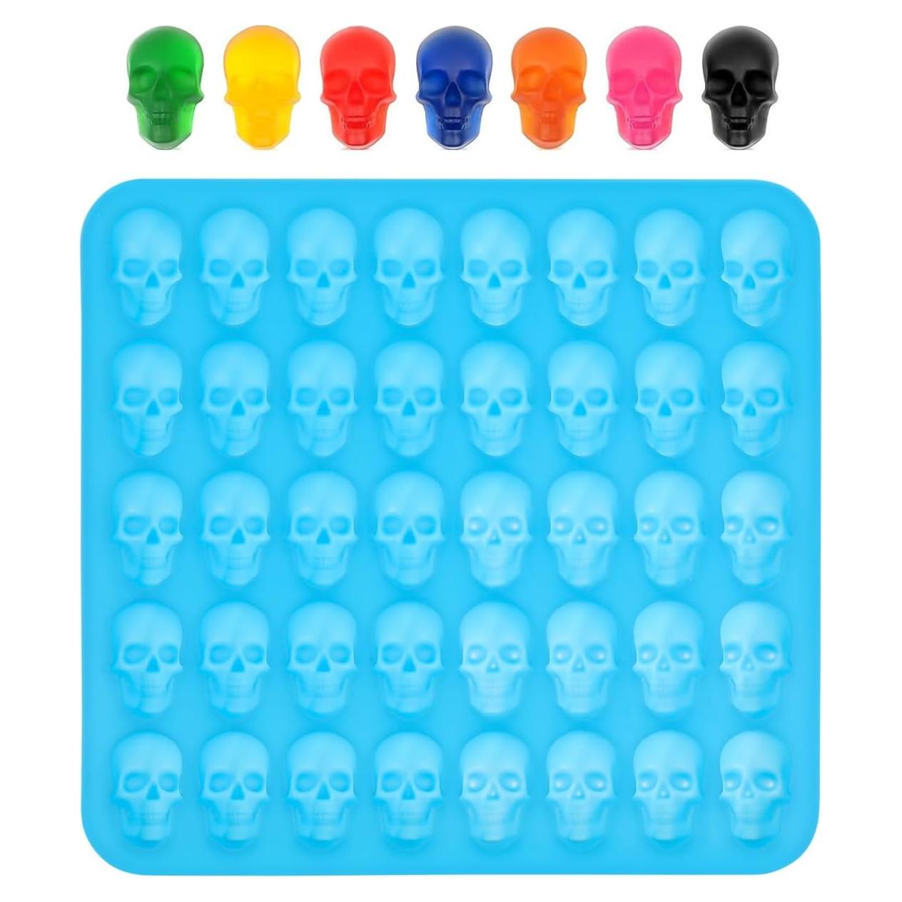 Molde de Silicona Calavera Halloween PRETYZOOM 17x16 cm