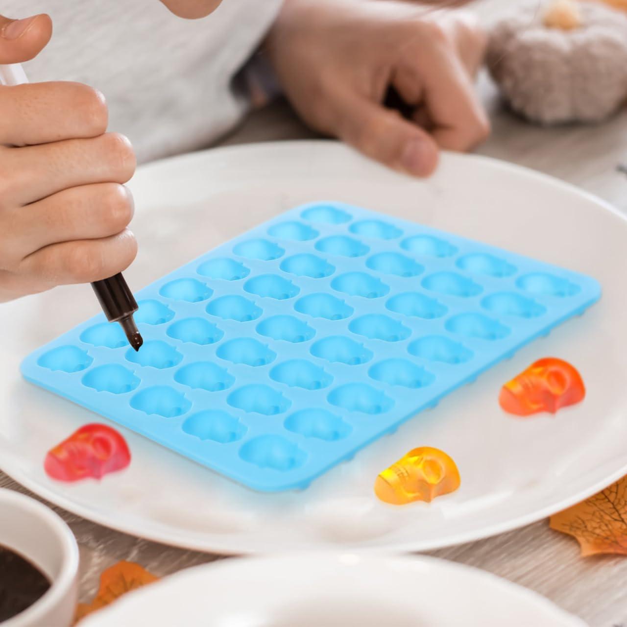 Molde de Silicona Calavera Halloween PRETYZOOM 17x16 cm