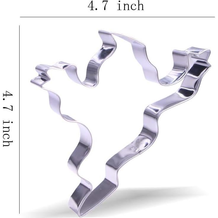 Juego de Cortadores de Galletas de Halloween Keewah - 7 Piezas Acero Inoxidable