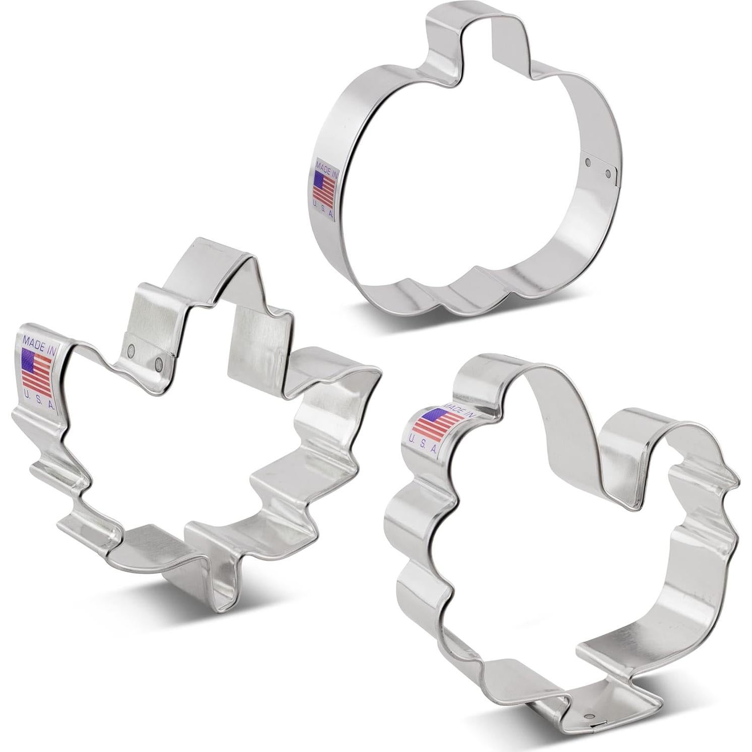 Cortadores de Galletas Ann Clark Set 3 Piezas Otoño