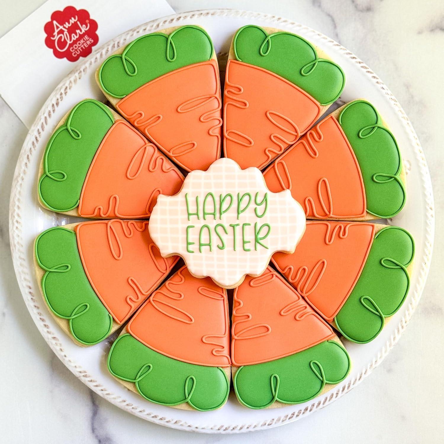 Juego de Cortadores de Galletas Ann Clark - Ovalado y Zanahoria