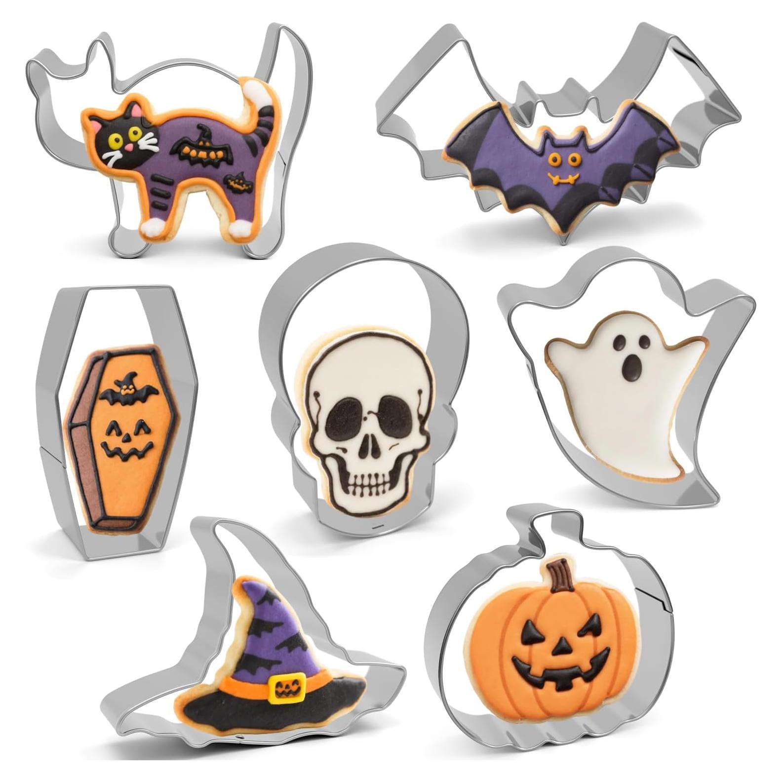 Juego de Cortadores de Galletas de Halloween VTUGP 7 Piezas