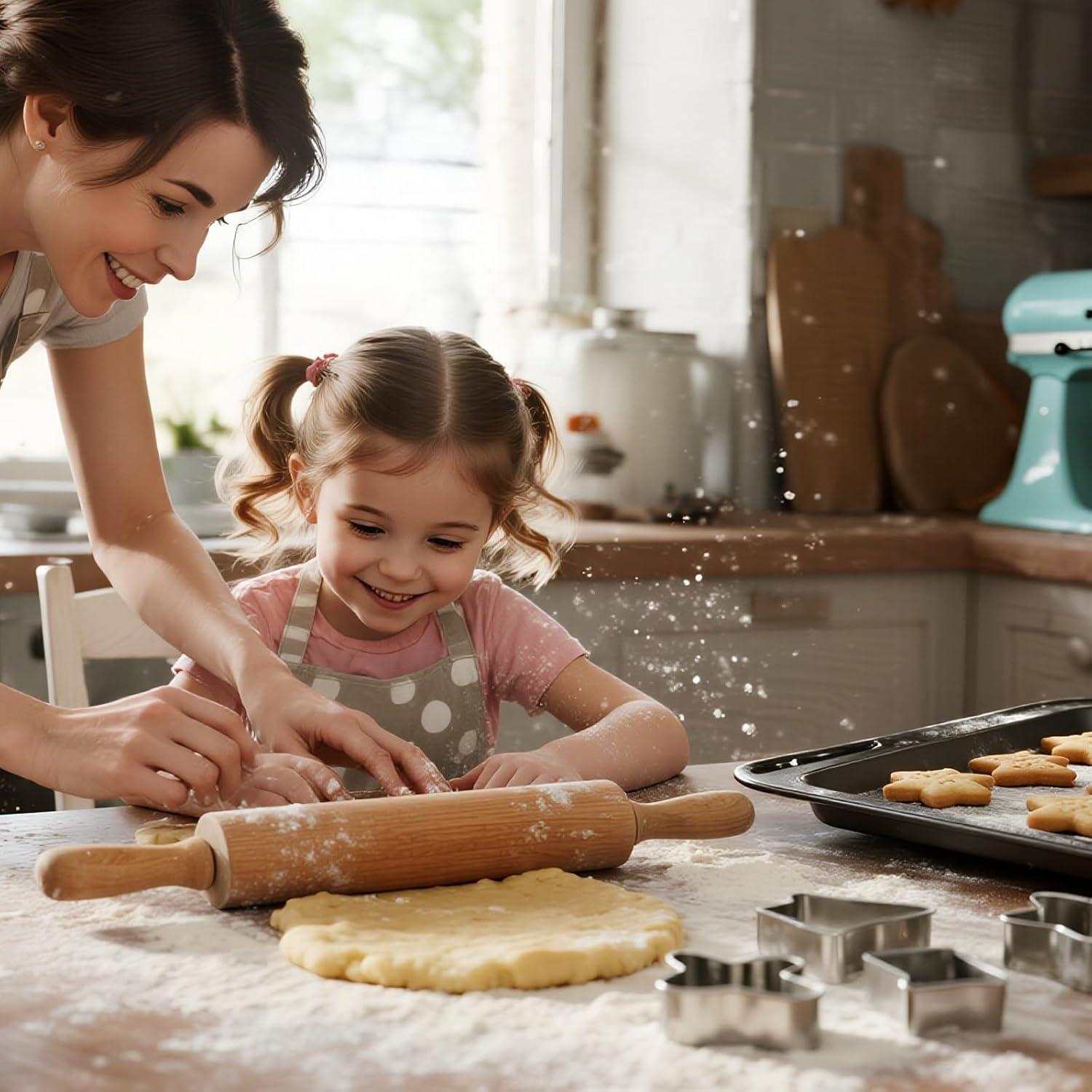 Juego de Cortadores de Galletas PEAKCLOUDS - 30 Piezas de Acero Inoxidable