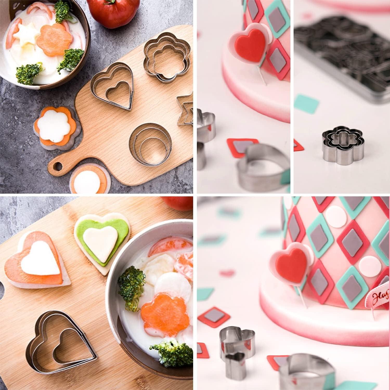 Juego de 30 Cortadores de Galletas Thothyer de Acero Inoxidable