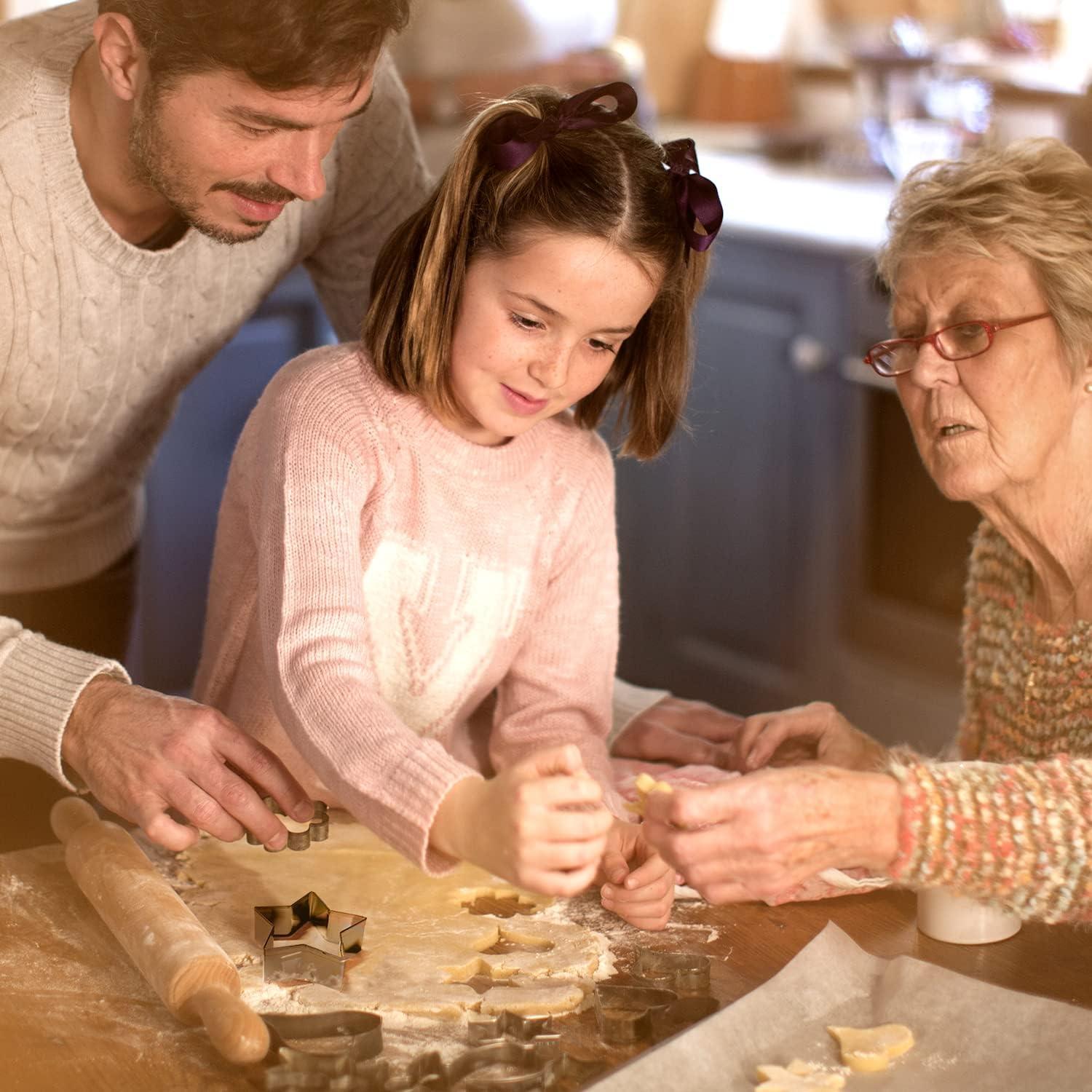 Juego de 30 Cortadores de Galletas Thothyer de Acero Inoxidable