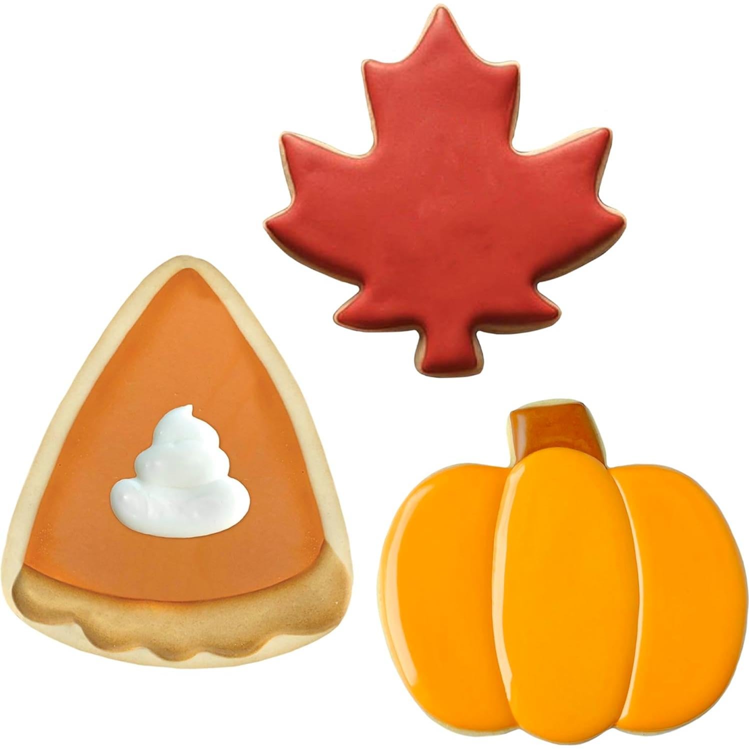 Juego de Cortadores de Galletas Ann Clark 3 Piezas Otoño