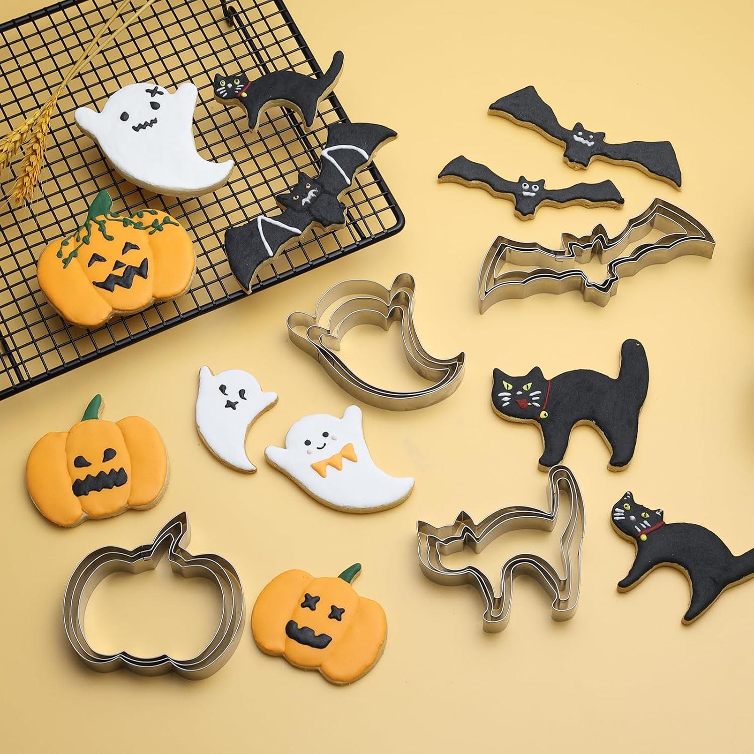 Juego de Cortadores de Galletas Halloween 12 Pcs CUTENJOY